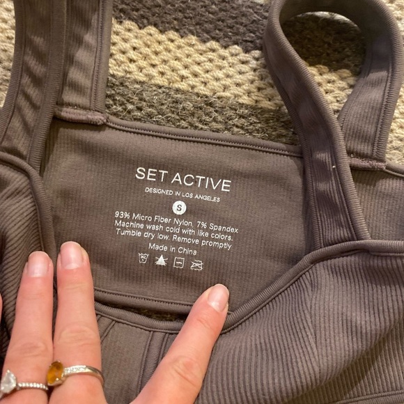 Set Active Women’s Contour Sculptknit Bra Size S Activewear Athletic Sportsbra - Picture 5 of 5